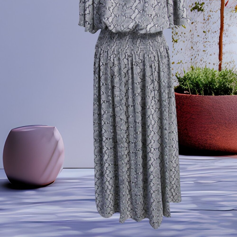 MICHAEL KORS SNAKEPRINT DRESS XL NWT - Picture 14 of 15
